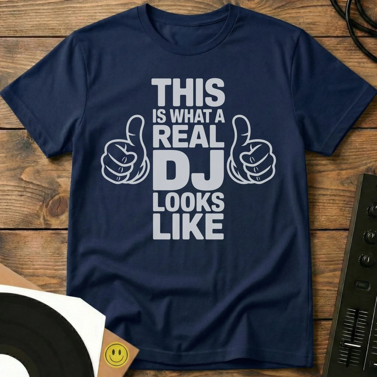 Real DJ Looks Like T-Shirt Navy / S Real DJ Looks Like T-Shirt