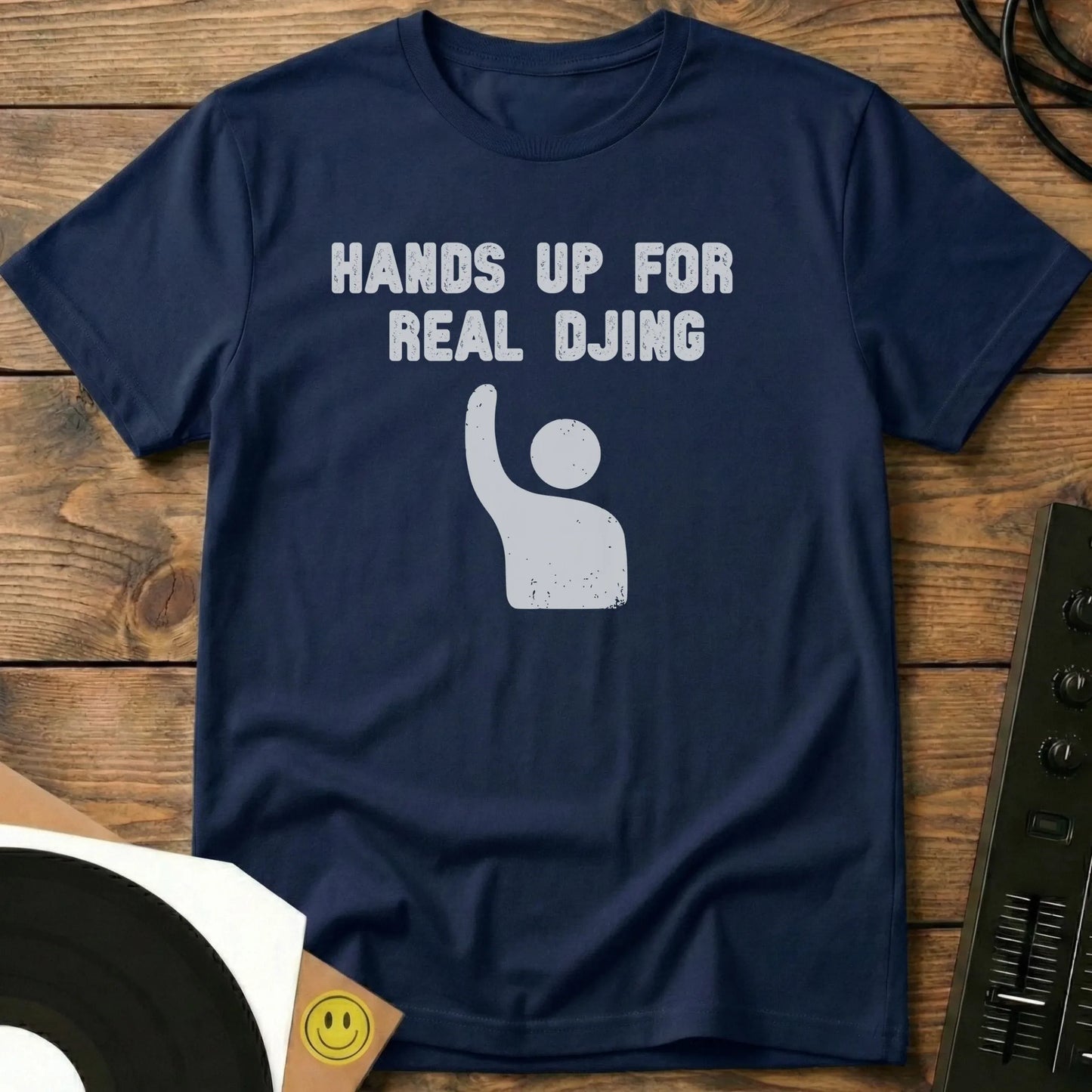 Real DJing T-Shirt Navy / S Real DJing T-Shirt