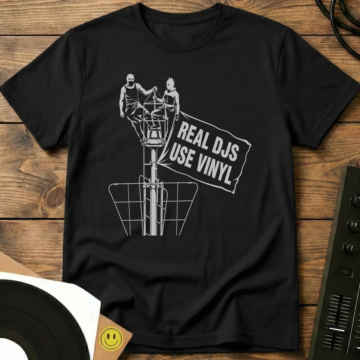 Real DJs Banner T-Shirt Black / S Real DJs Banner T-Shirt