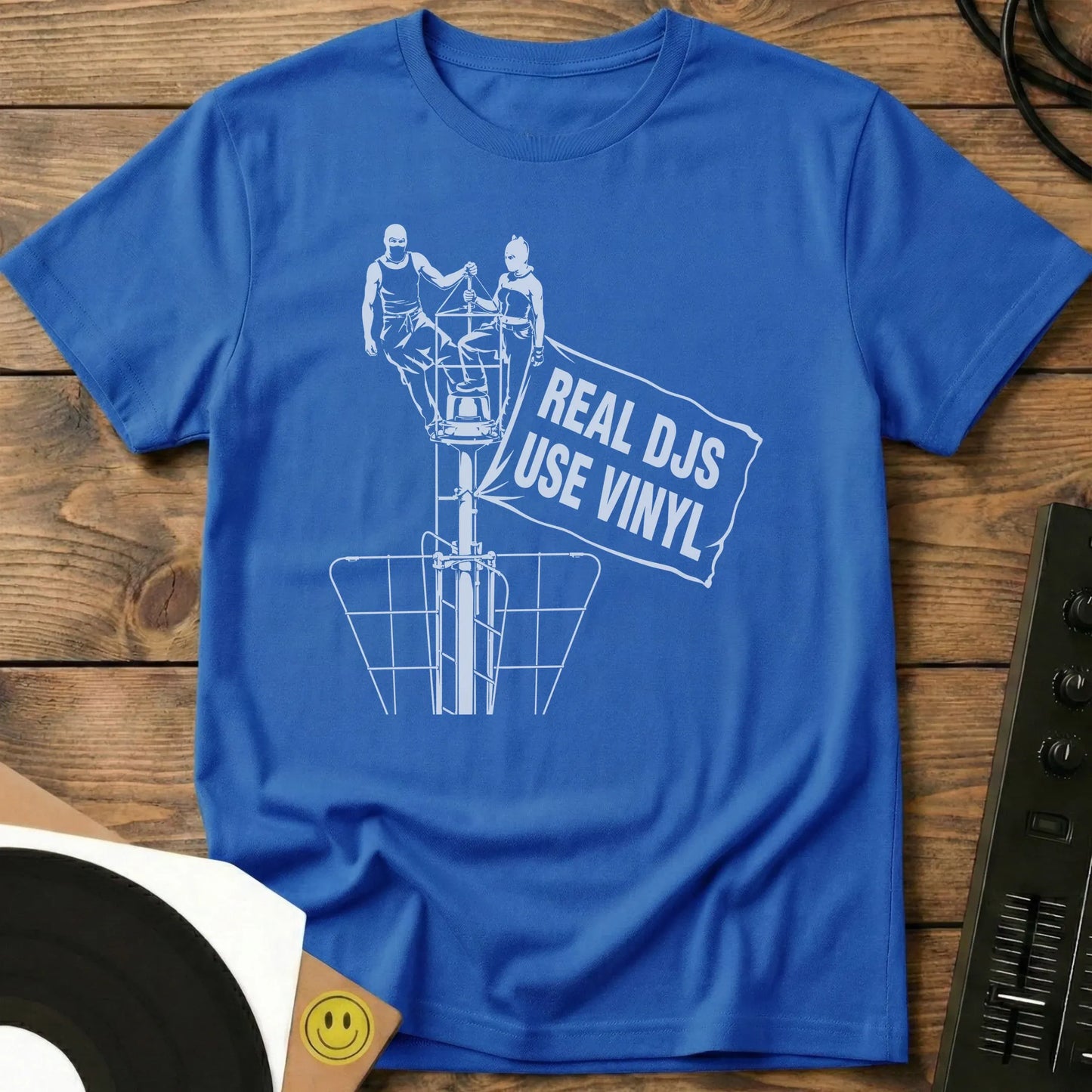 Real DJs Banner T-Shirt Royal / S Real DJs Banner T-Shirt