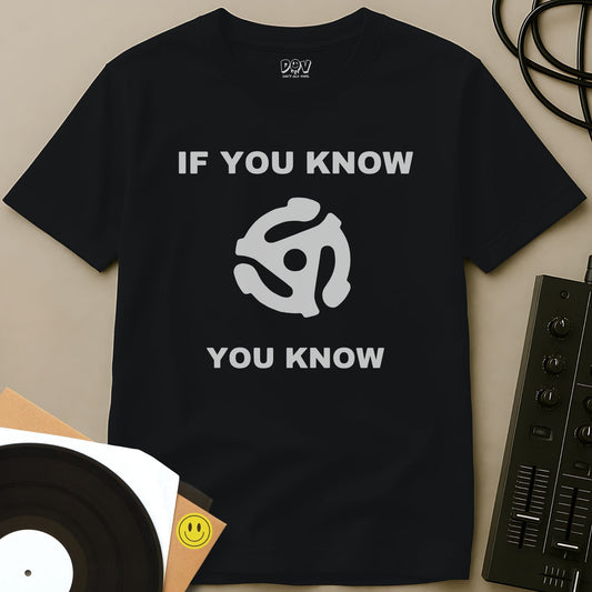Record Adaptor Knowledge T-Shirt Black / S Record Adaptor Knowledge T-Shirt
