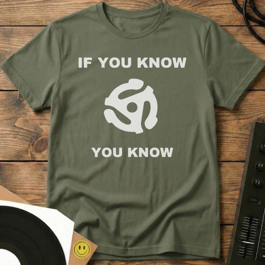 Record Adaptor Knowledge T-Shirt Military Green / S Record Adaptor Knowledge T-Shirt