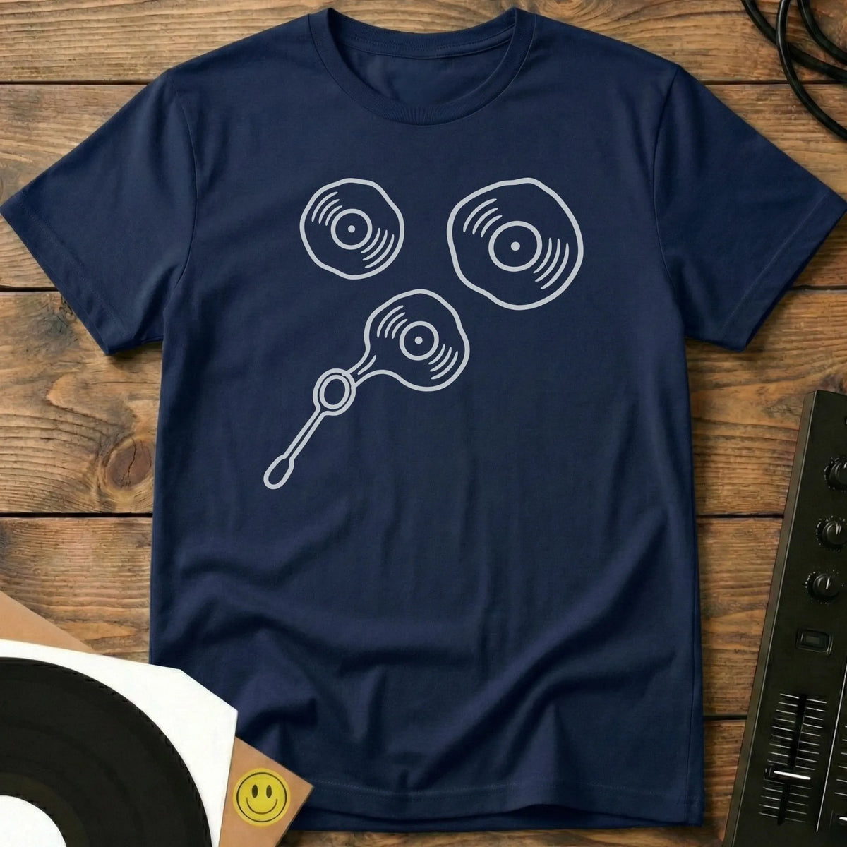 Record Bubbles T-Shirt Navy / S Record Bubbles T-Shirt