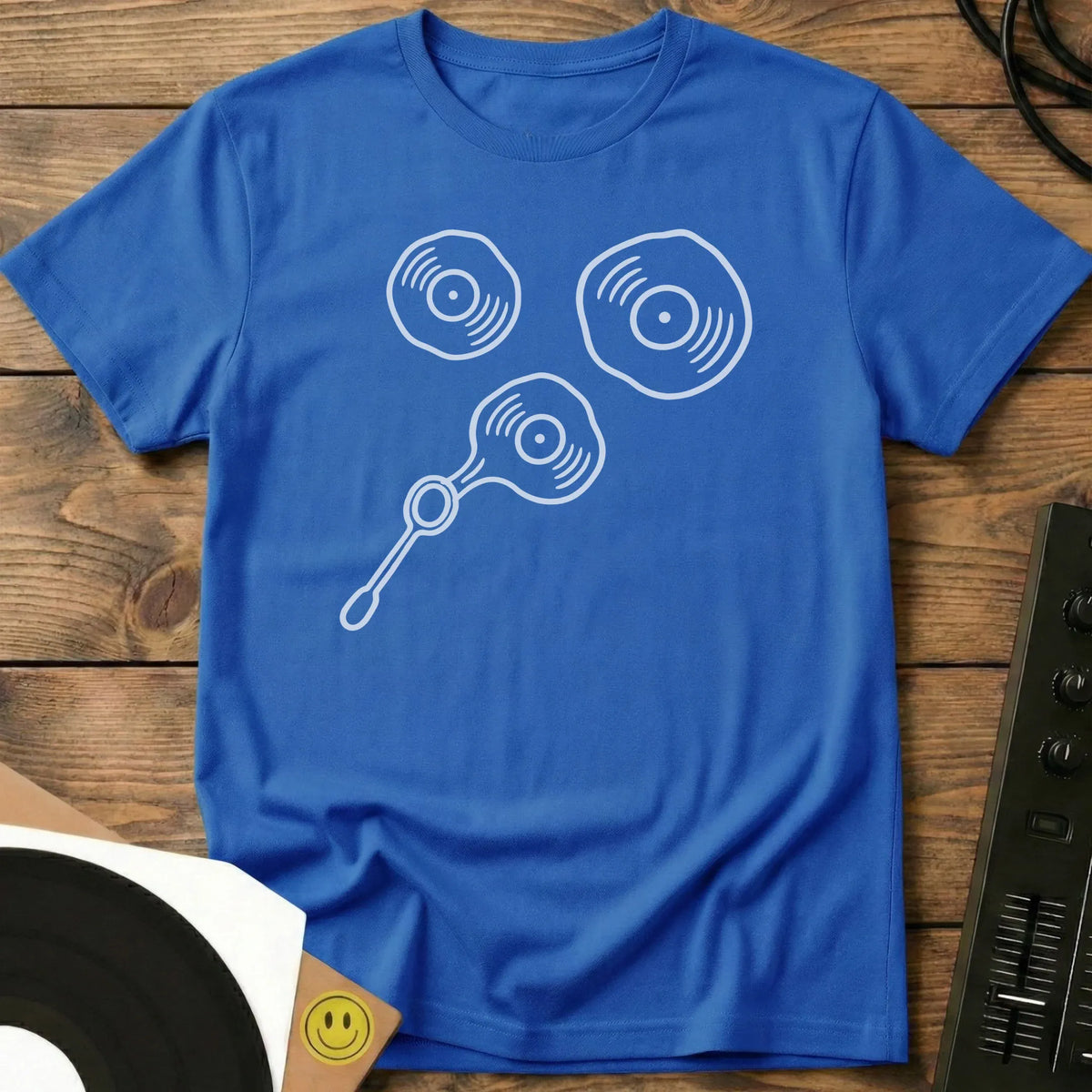 Record Bubbles T-Shirt Royal / S Record Bubbles T-Shirt
