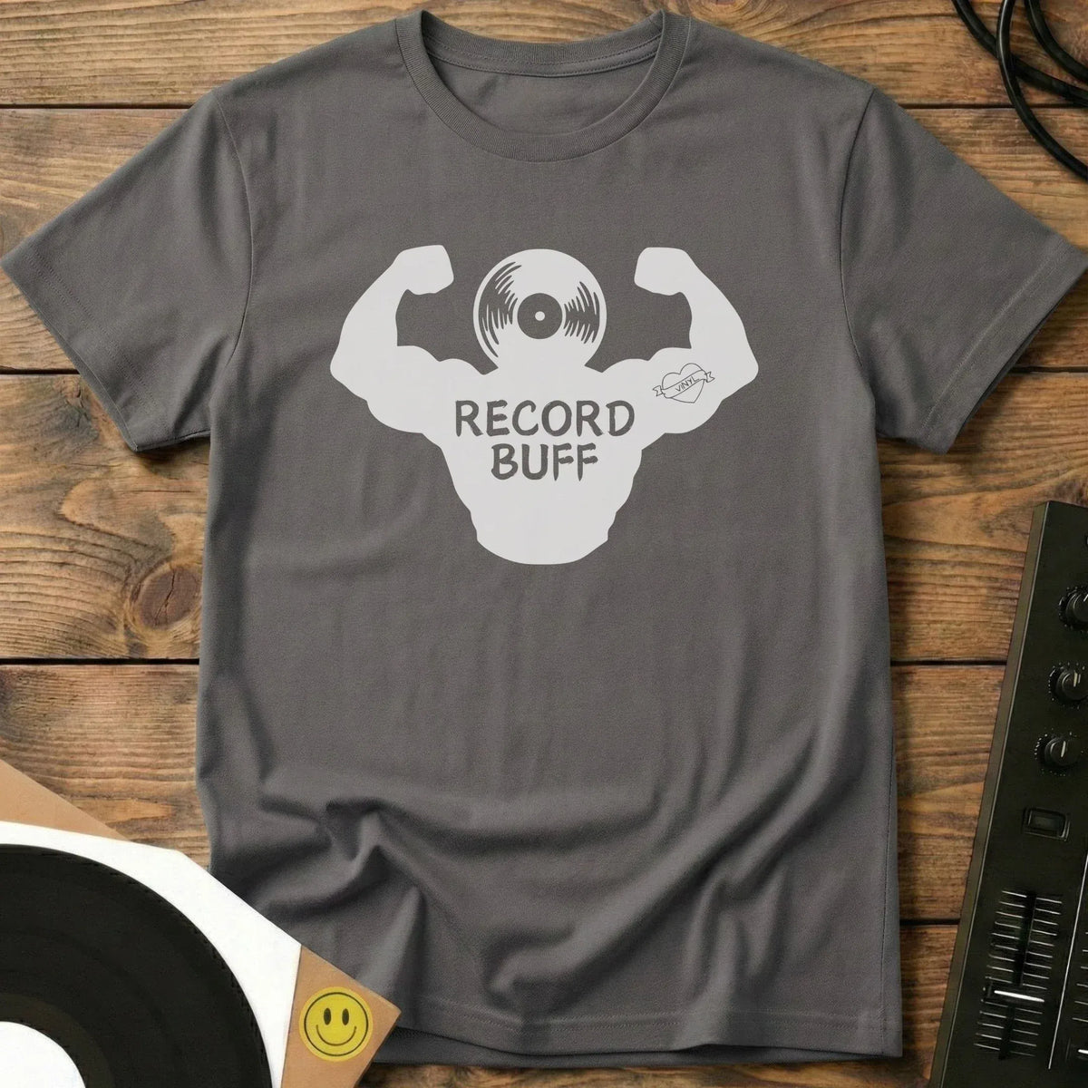 Record Buff T-Shirt Charcoal / S Record Buff T-Shirt