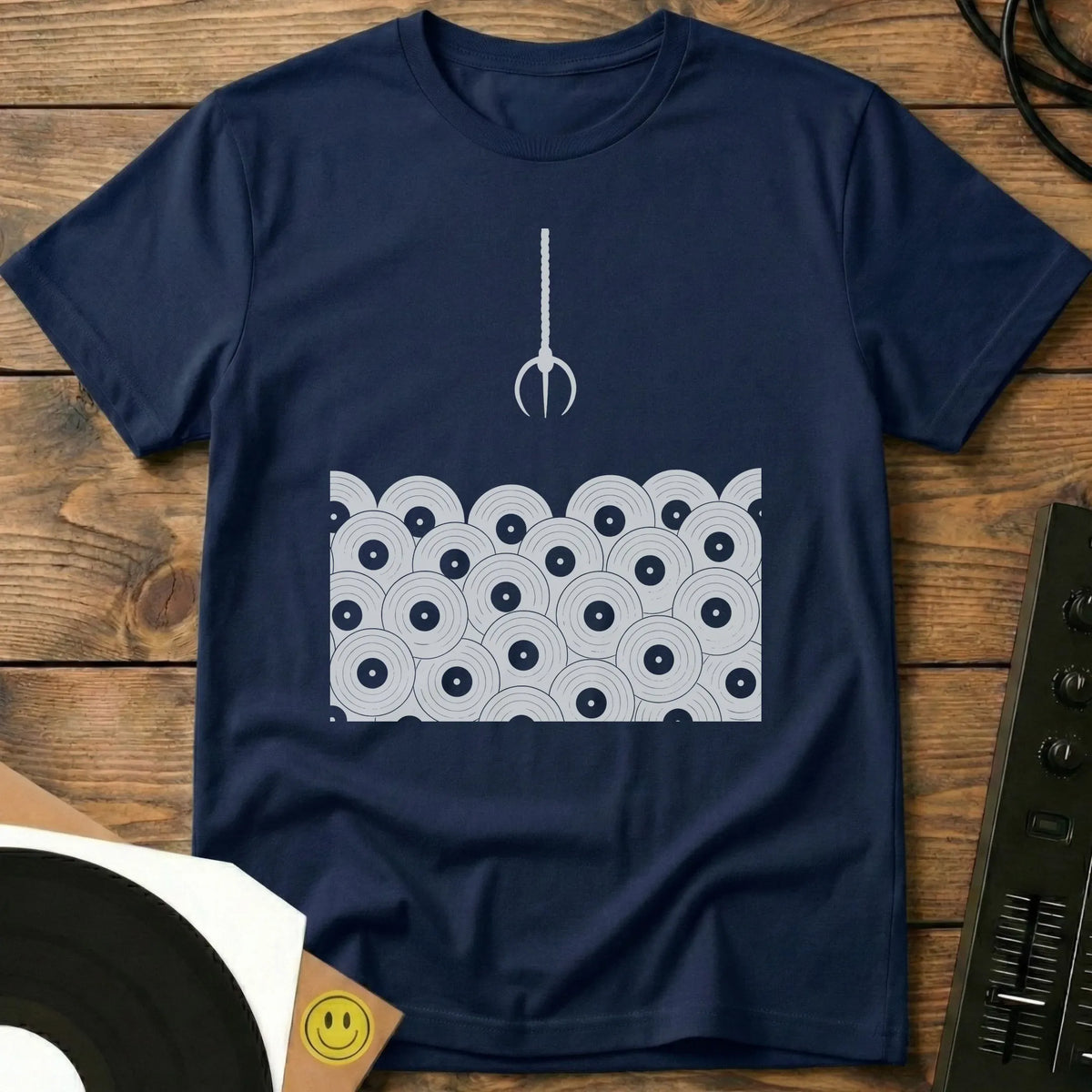 Record Grab T-Shirt Navy / S Record Grab T-Shirt