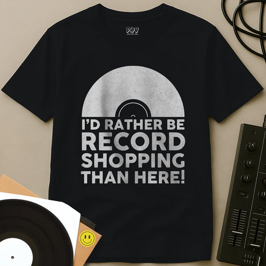 Record Shopping T-Shirt Black / S Record Shopping T-Shirt