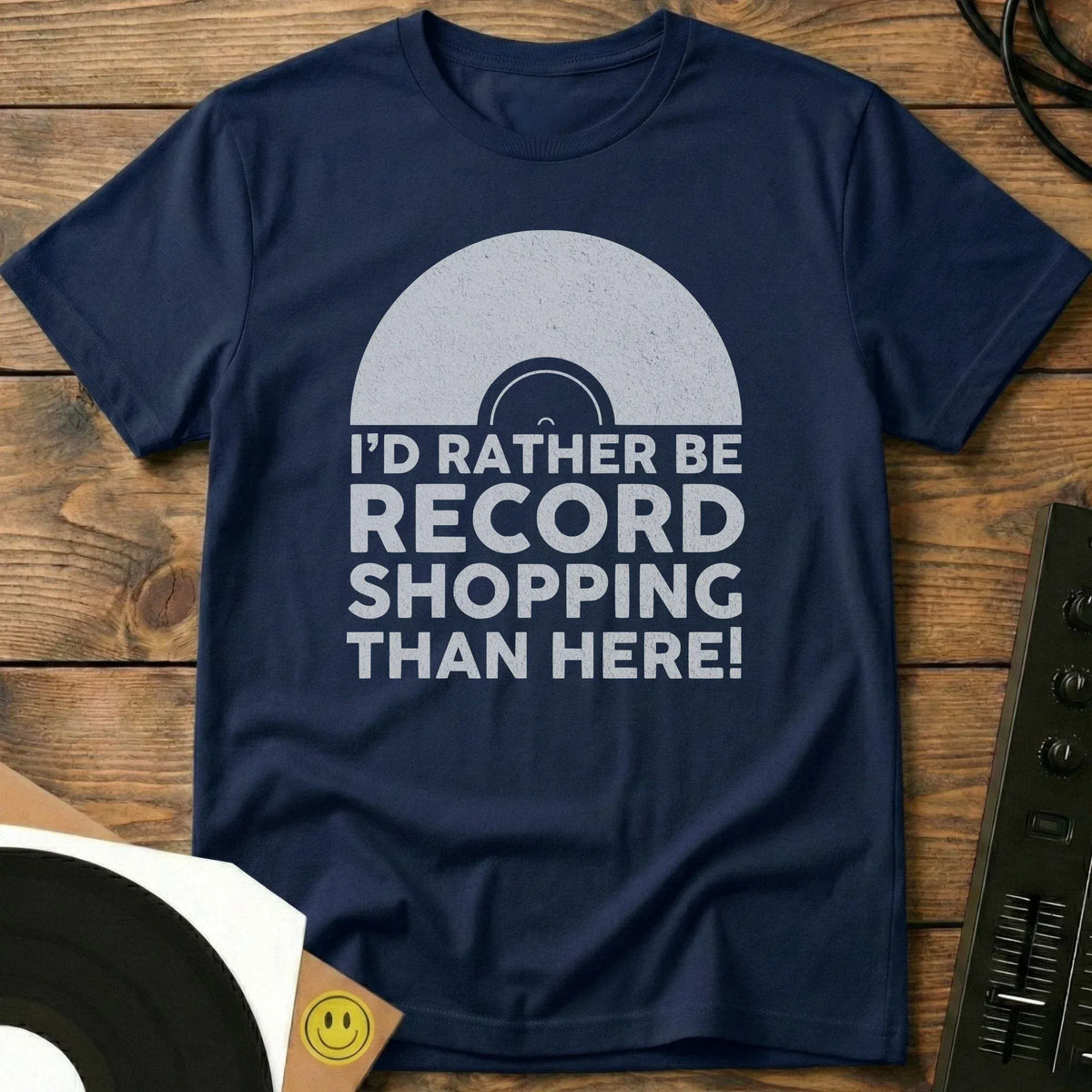 Record Shopping T-Shirt Navy / S Record Shopping T-Shirt