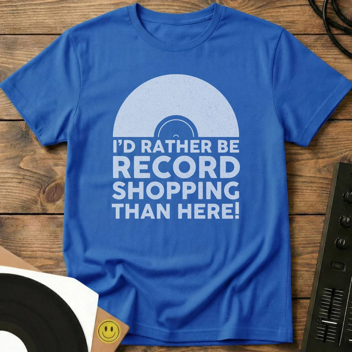 Record Shopping T-Shirt Royal / S Record Shopping T-Shirt