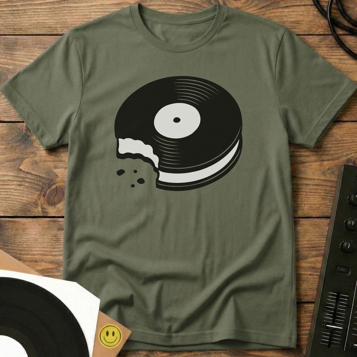 Record Snack T-Shirt Military Green / S Record Snack T-Shirt