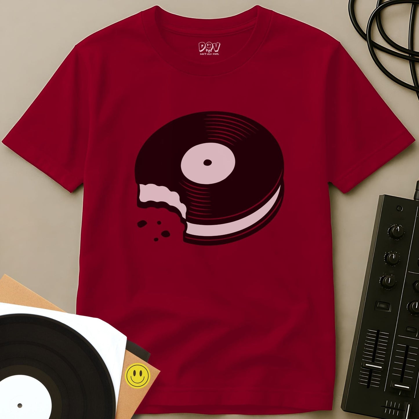 Record Snack T-Shirt Red / S Record Snack T-Shirt