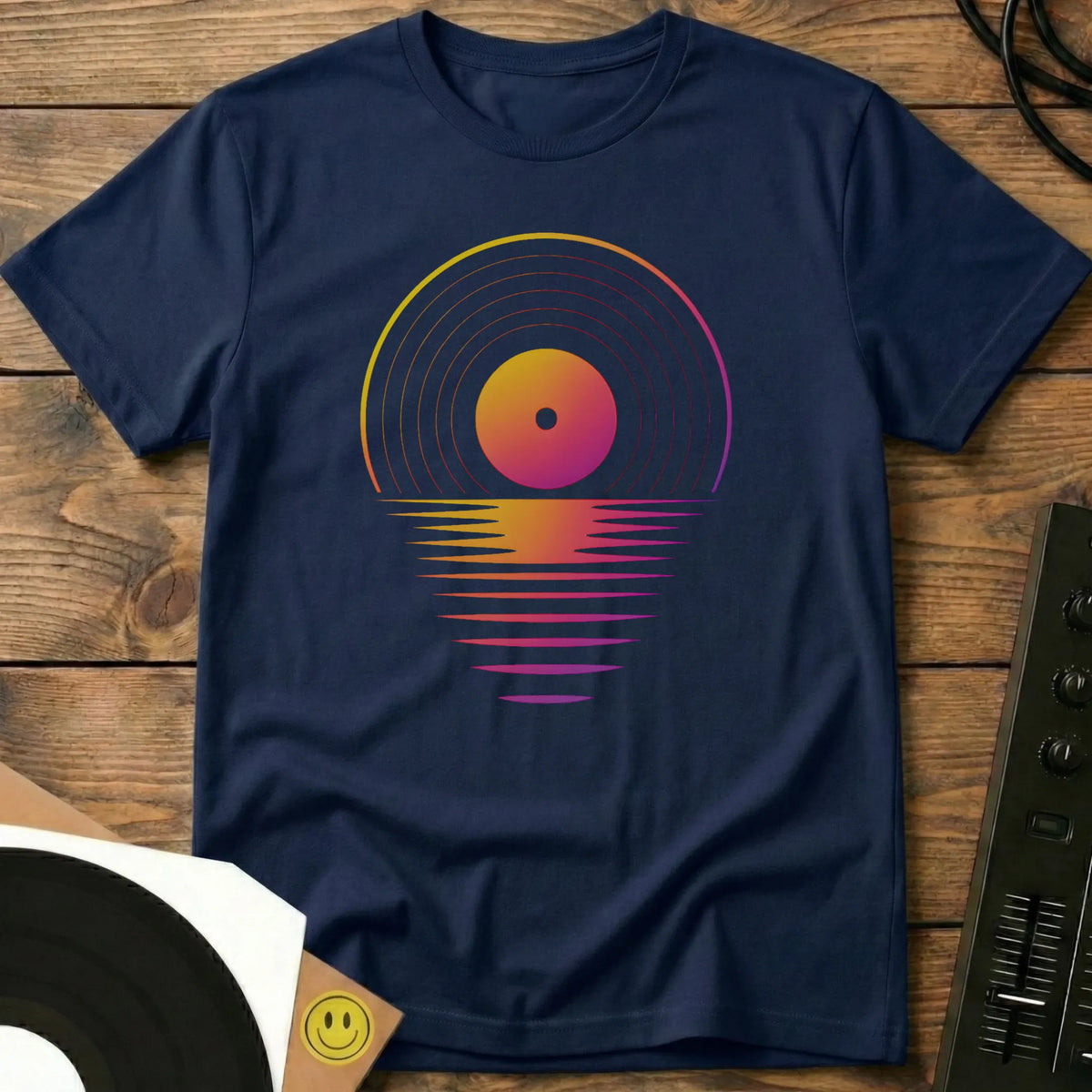 Record Sunrise T-Shirt Navy / S Record Sunrise T-Shirt