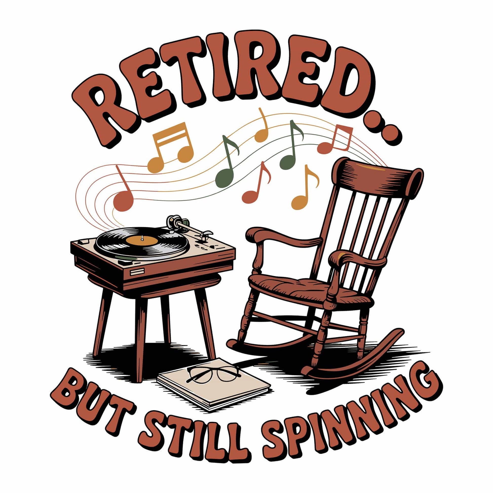 Retired But Still Spinning T-Shirt Retired But Still Spinning T-Shirt