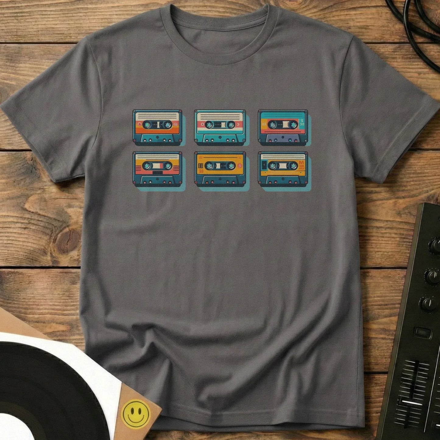 Retro Rewind T-Shirt Charcoal / S Retro Rewind T-Shirt