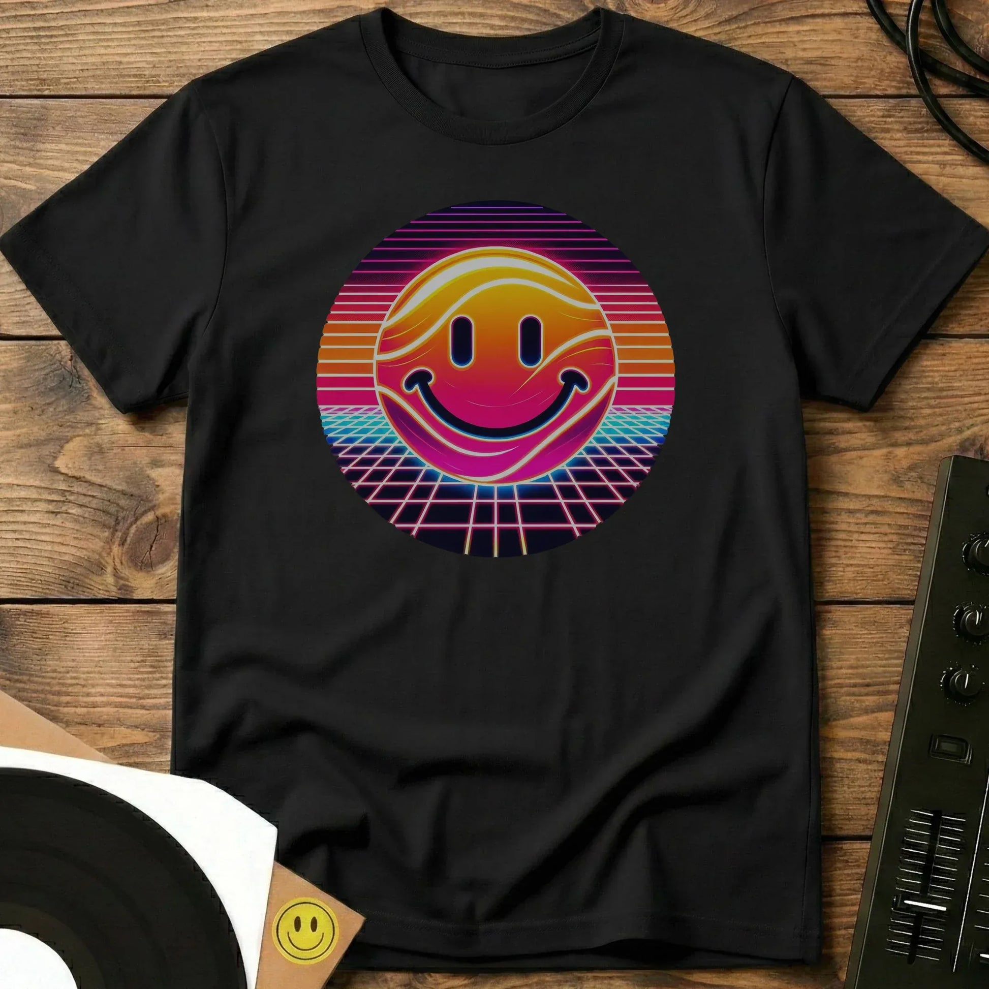 Retro Smiles T-Shirt Black / S Retro Smiles T-Shirt