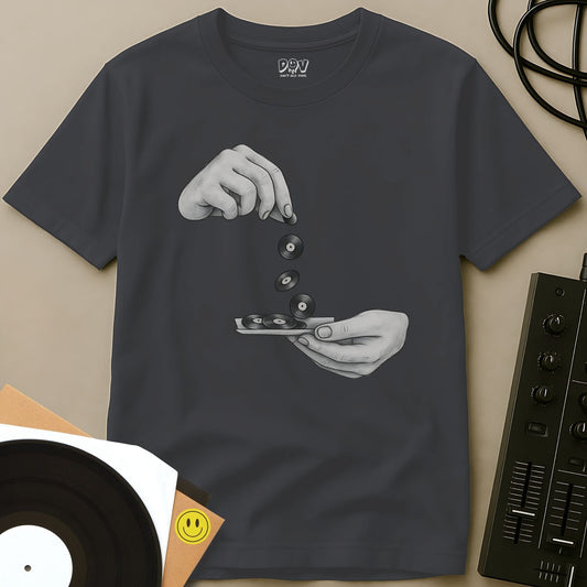 Roll And Spin T-Shirt Charcoal / S Roll And Spin T-Shirt