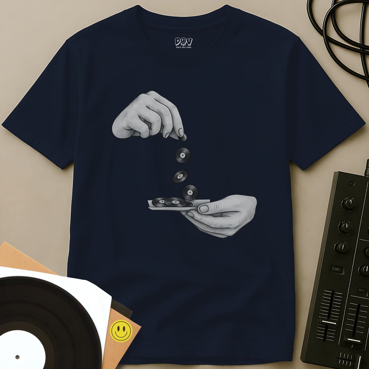 Roll And Spin T-Shirt Navy / S Roll And Spin T-Shirt