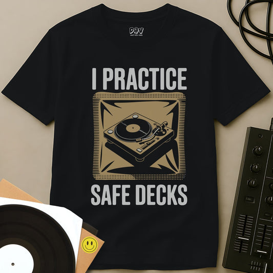 Safe Decks T-Shirt Black / S Safe Decks T-Shirt