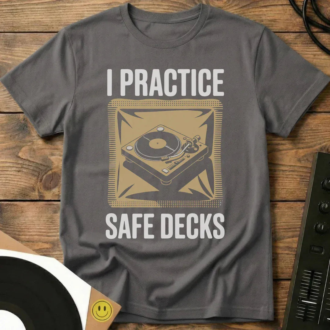 Safe Decks T-Shirt Charcoal / S Safe Decks T-Shirt