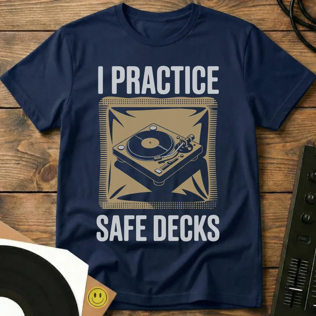 Safe Decks T-Shirt Navy / S Safe Decks T-Shirt