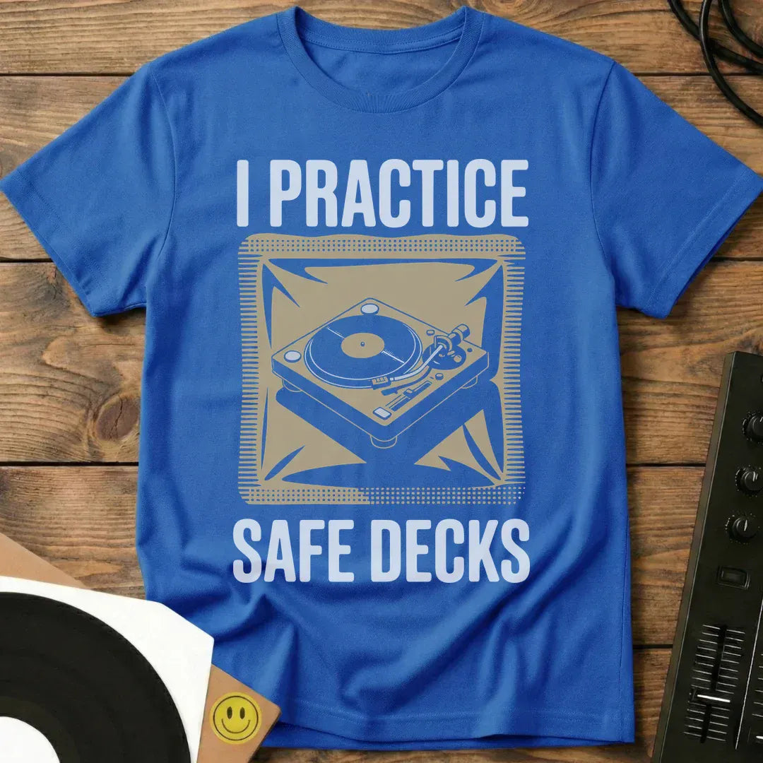 Safe Decks T-Shirt Royal / S Safe Decks T-Shirt
