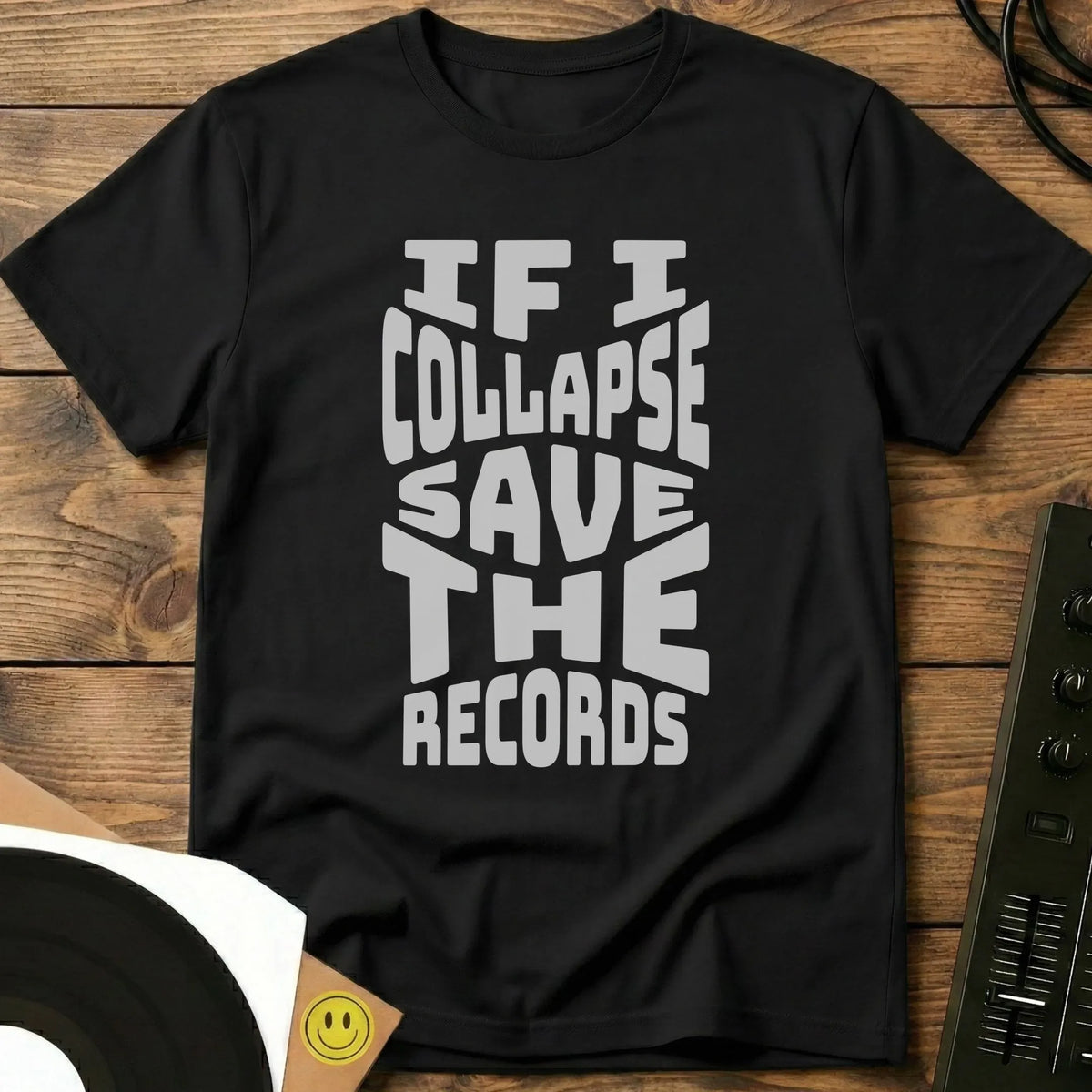 Save The Records T-Shirt Black / S Save The Records T-Shirt