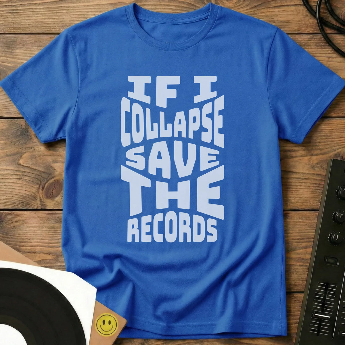Save The Records T-Shirt Royal / S Save The Records T-Shirt