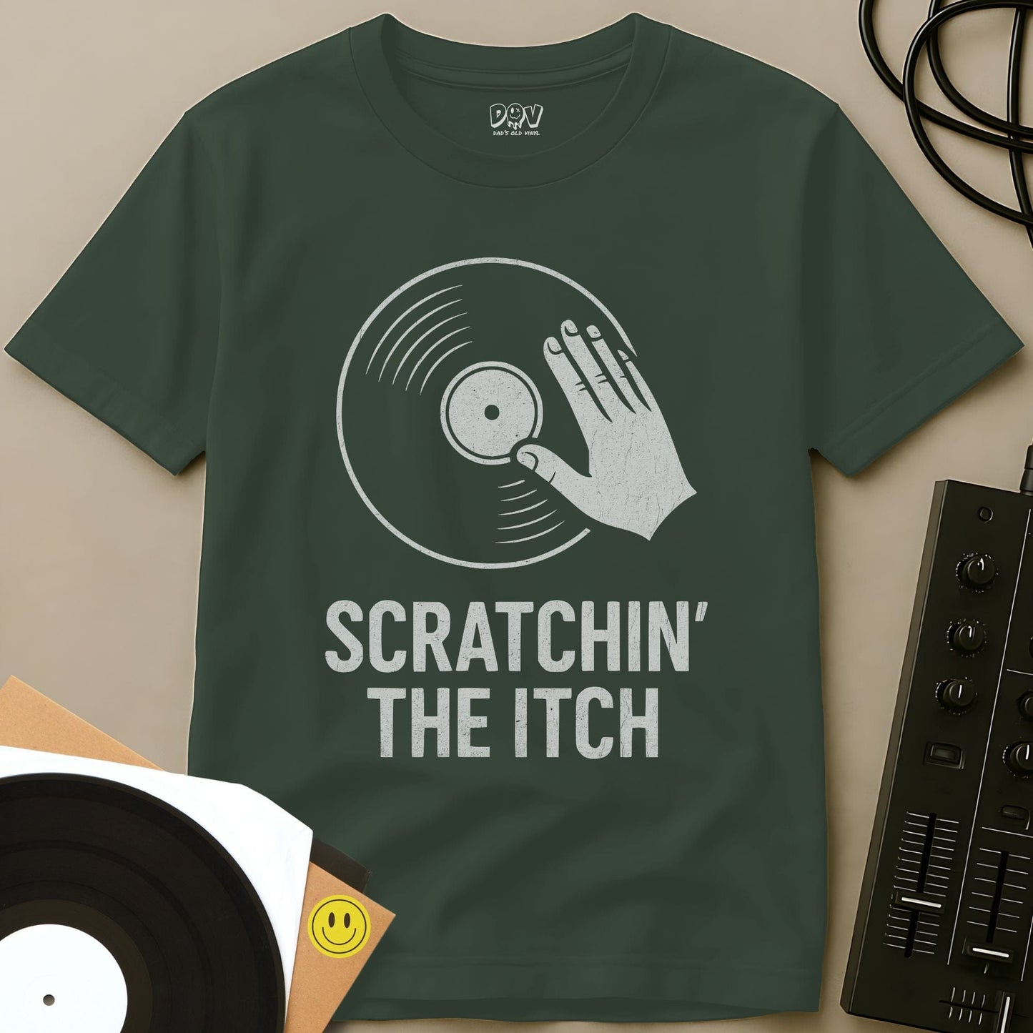 Scratchin’ the Itch T-Shirt Military Green / S Scratchin’ the Itch T-Shirt