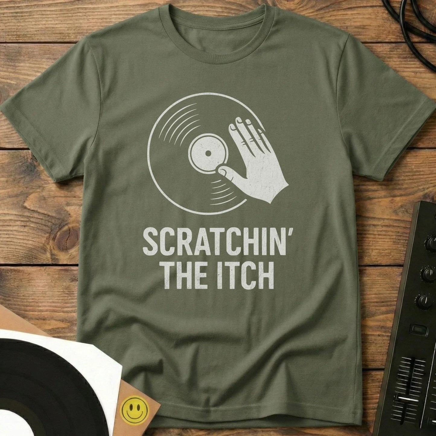 Scratchin’ the Itch T-Shirt Military Green / S Scratchin’ the Itch T-Shirt