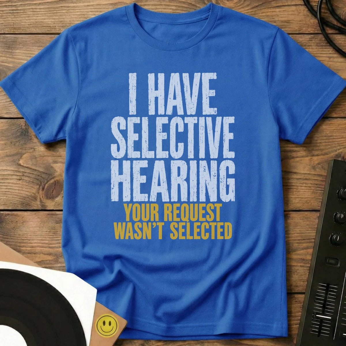 Selective Hearing t-shirt in Royal