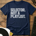 Selector Not A Playlist T-Shirt Navy / S Selector Not A Playlist T-Shirt