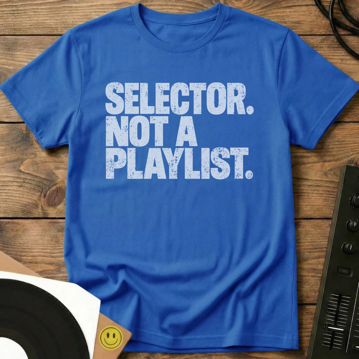 Selector Not A Playlist T-Shirt Royal / S Selector Not A Playlist T-Shirt