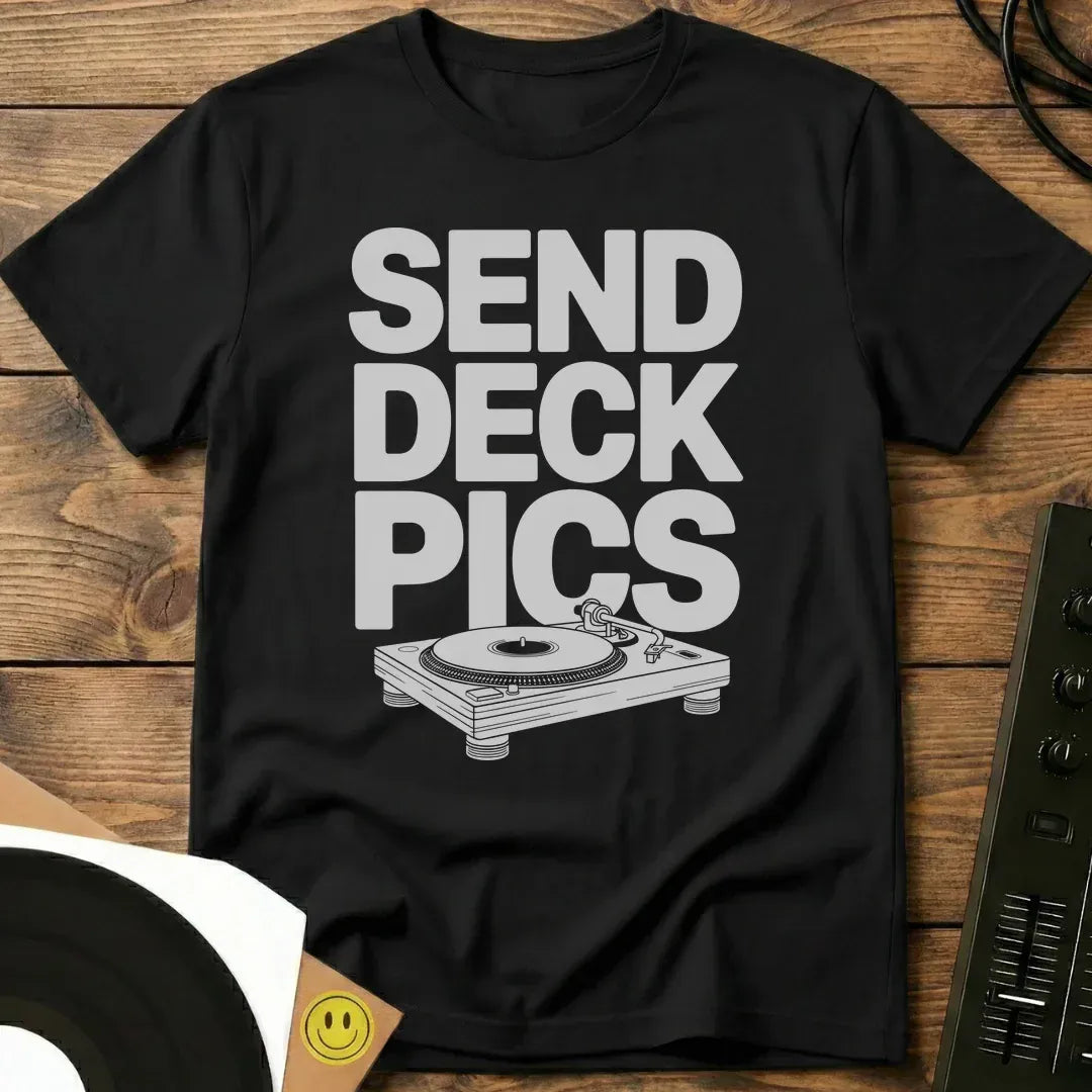 Send Deck Pics T-Shirt Black / S Send Deck Pics T-Shirt