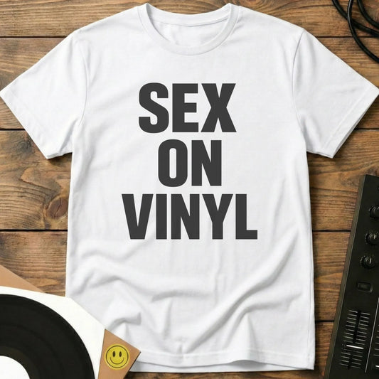 Sex On Vinyl T-Shirt White / S Sex On Vinyl T-Shirt