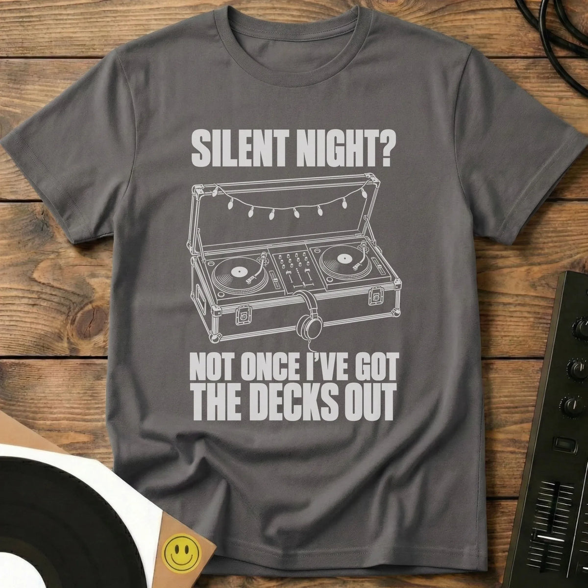 Silent Night T-Shirt Charcoal / S Silent Night T-Shirt