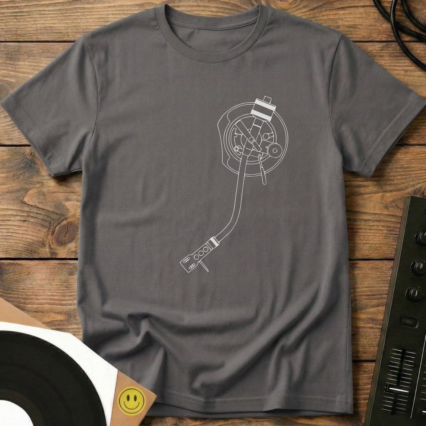 Single Tone Arm T-Shirt Charcoal / S Single Tone Arm T-Shirt