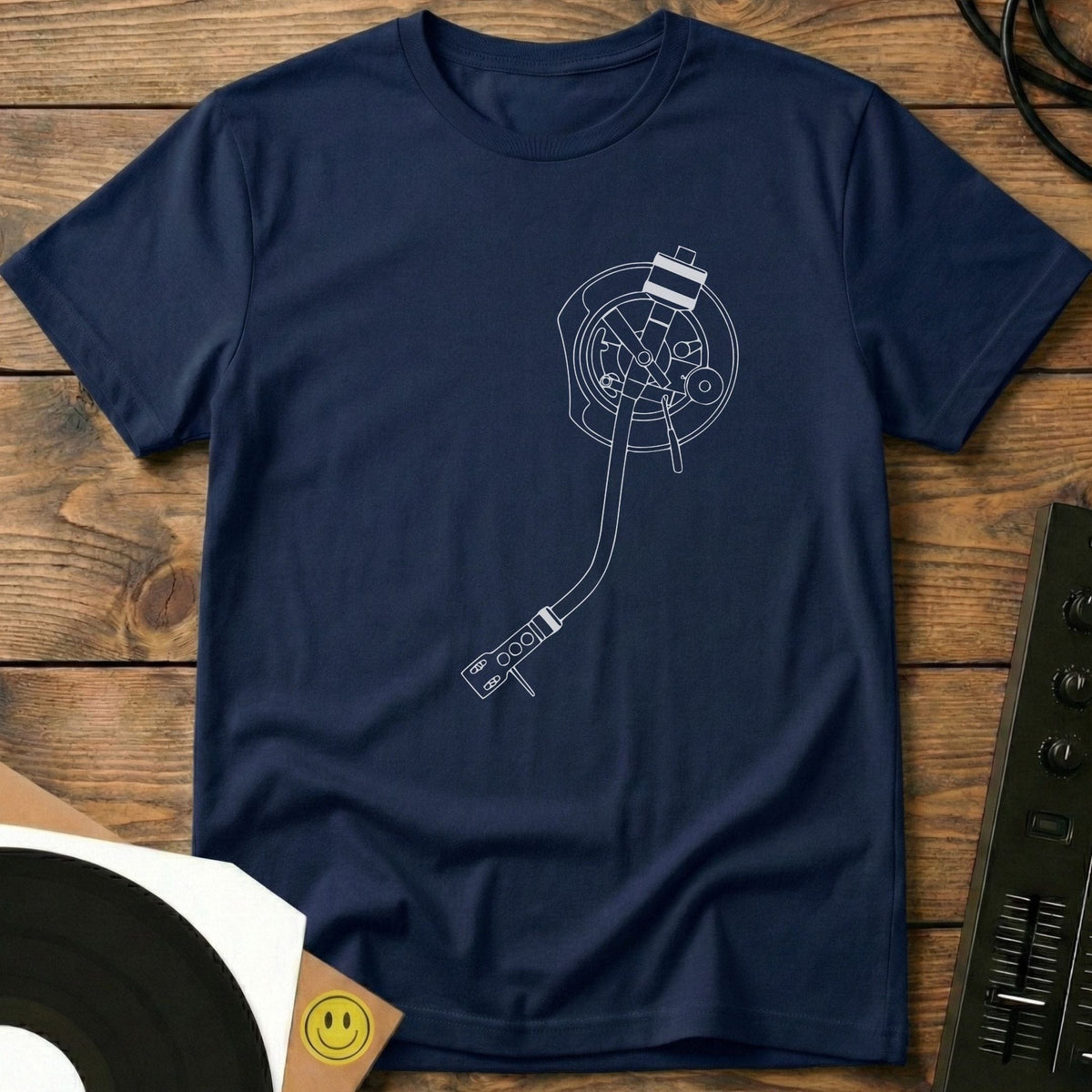 Single Tone Arm T-Shirt Navy / S Single Tone Arm T-Shirt