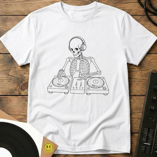 Skelli Dj t-shirt in White