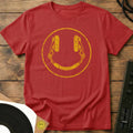Smiley DJ  Grunge T-Shirt Red / S Smiley DJ  Grunge T-Shirt