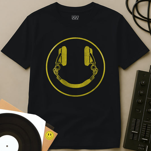 Smiley DJ T-Shirt Black / S Smiley DJ T-Shirt