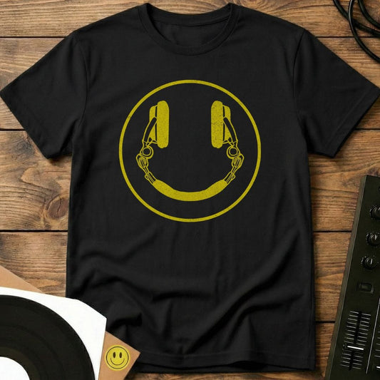 Smiley DJ T-Shirt Black / S Smiley DJ T-Shirt