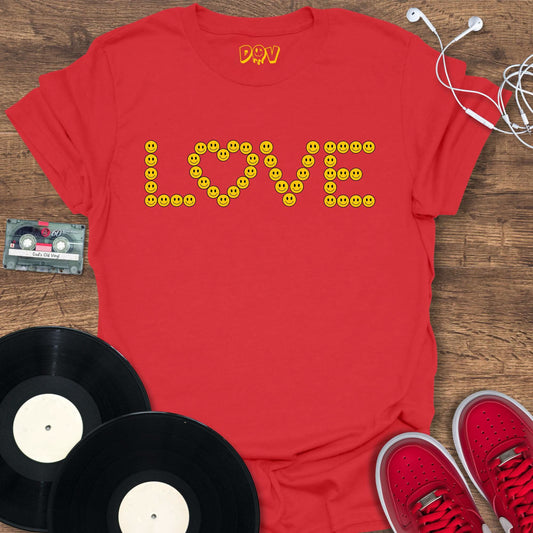 Smiley Love T-Shirt Red / S Smiley Love T-Shirt