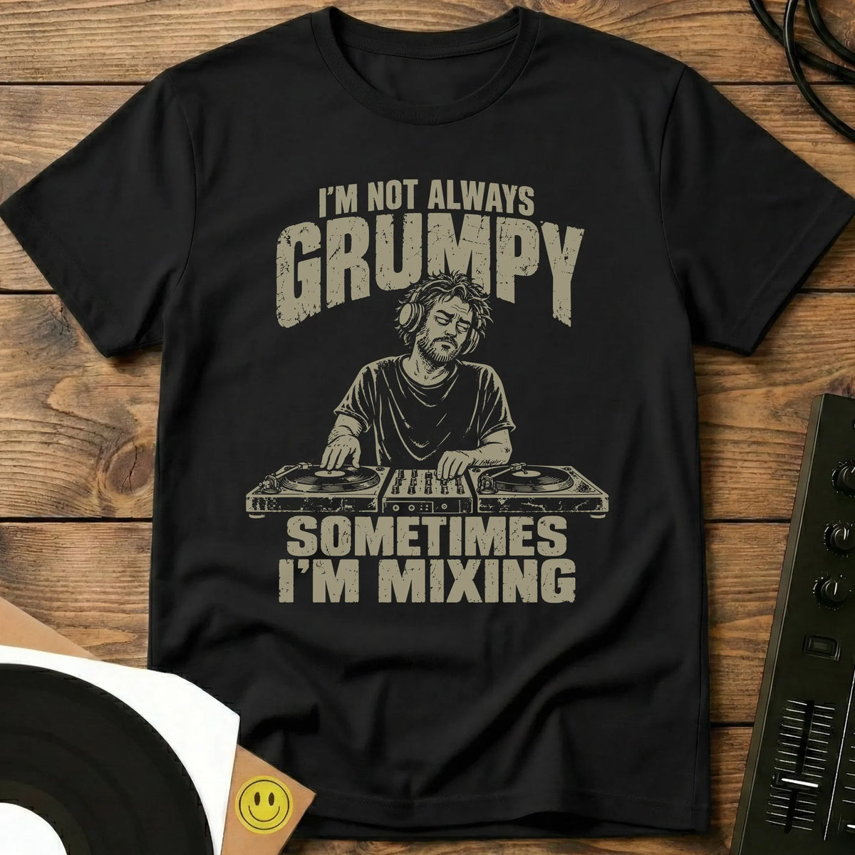 Sometimes I'm Mixing t-shirt in Black