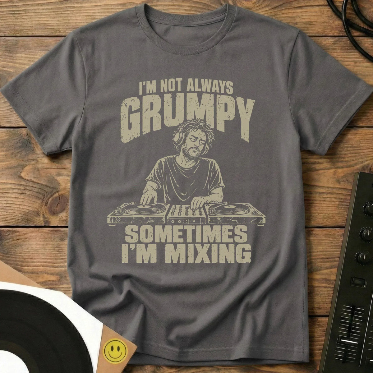 Sometimes I'm Mixing t-shirt in Charcoal