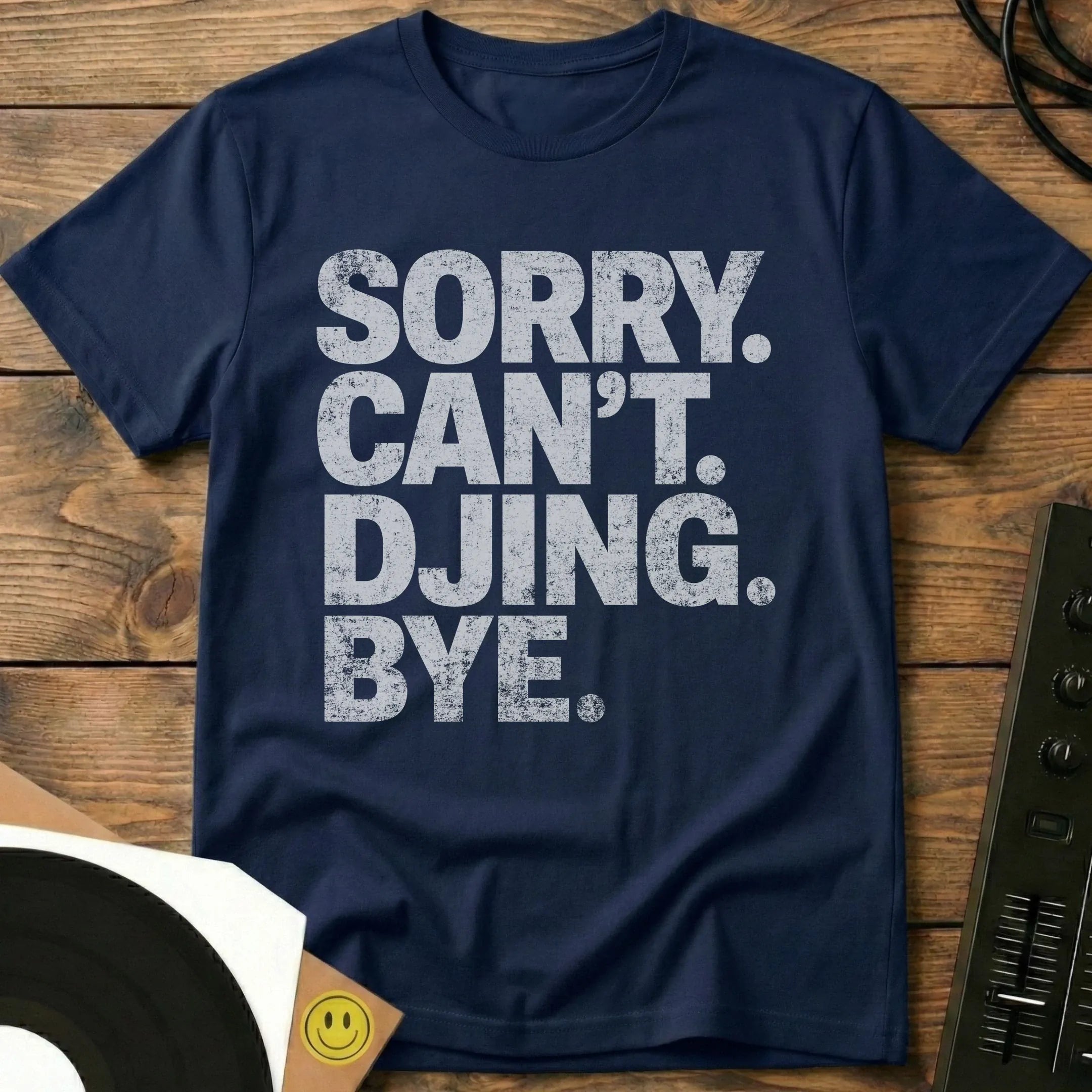 Sorry DJing T-Shirt Navy / S Sorry DJing T-Shirt