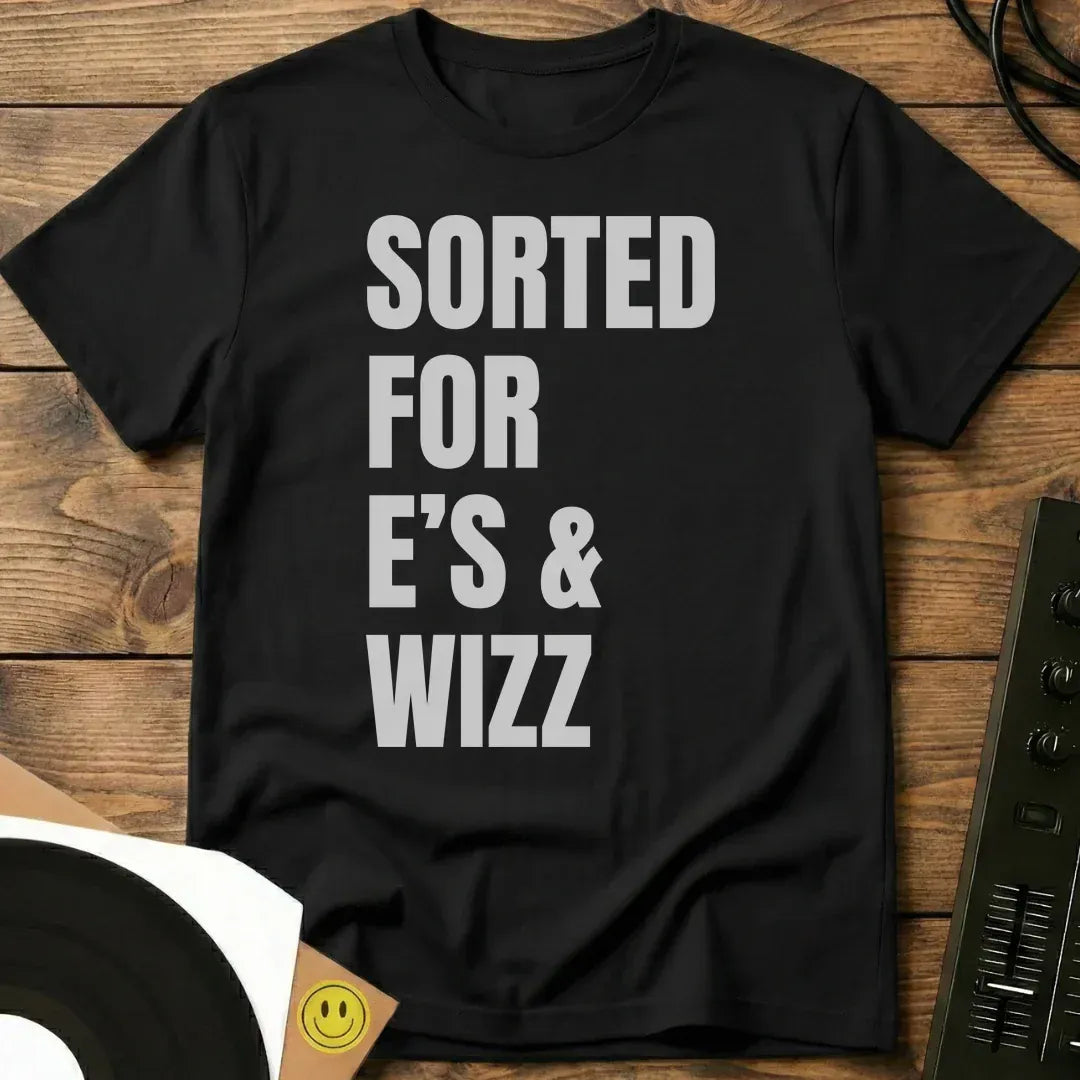 Sorted For E's & Wizz T-Shirt Black / S Sorted For E's & Wizz T-Shirt