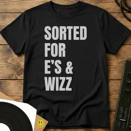 Sorted For E's & Wizz T-Shirt Black / S Sorted For E's & Wizz T-Shirt