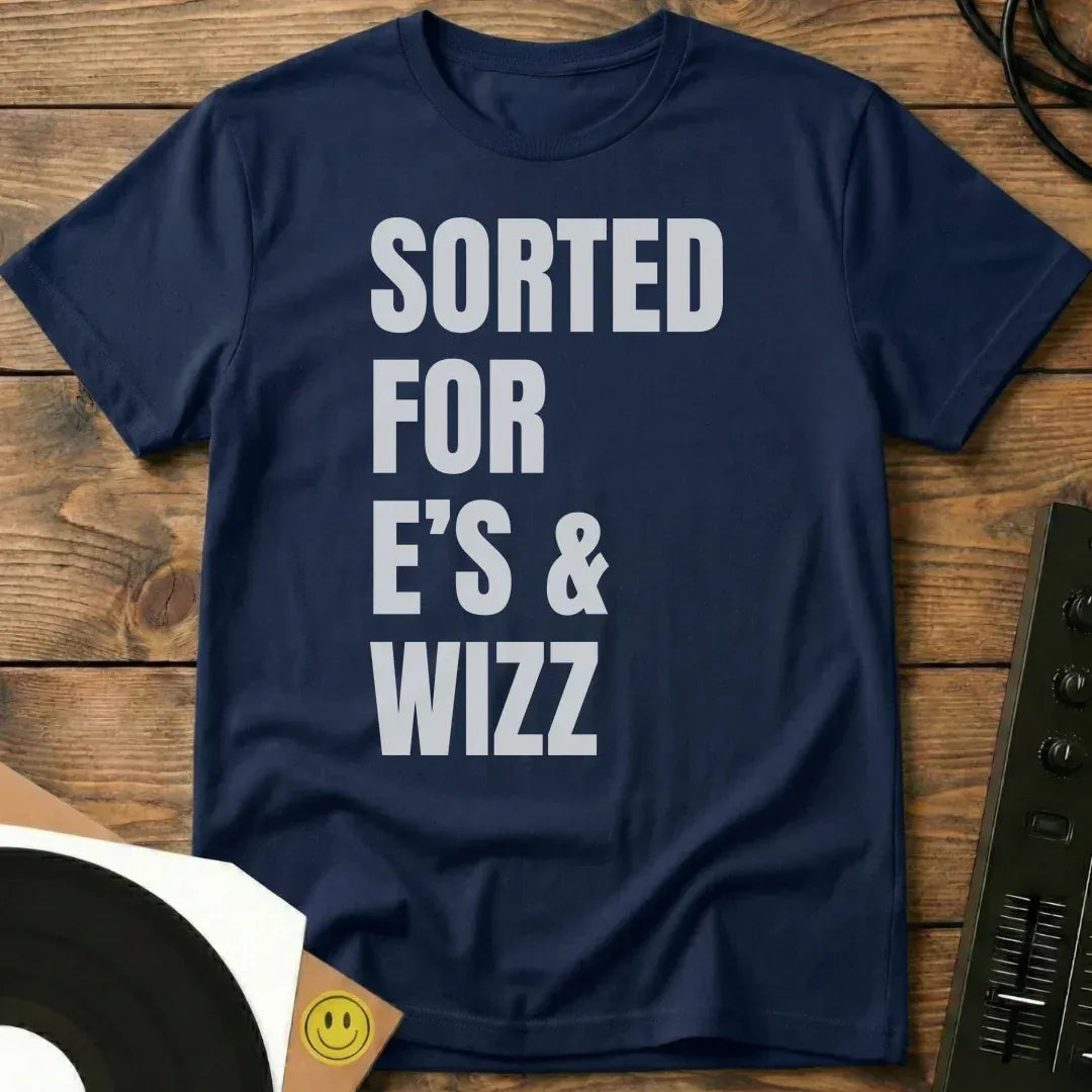 Sorted For E's & Wizz T-Shirt Navy / S Sorted For E's & Wizz T-Shirt