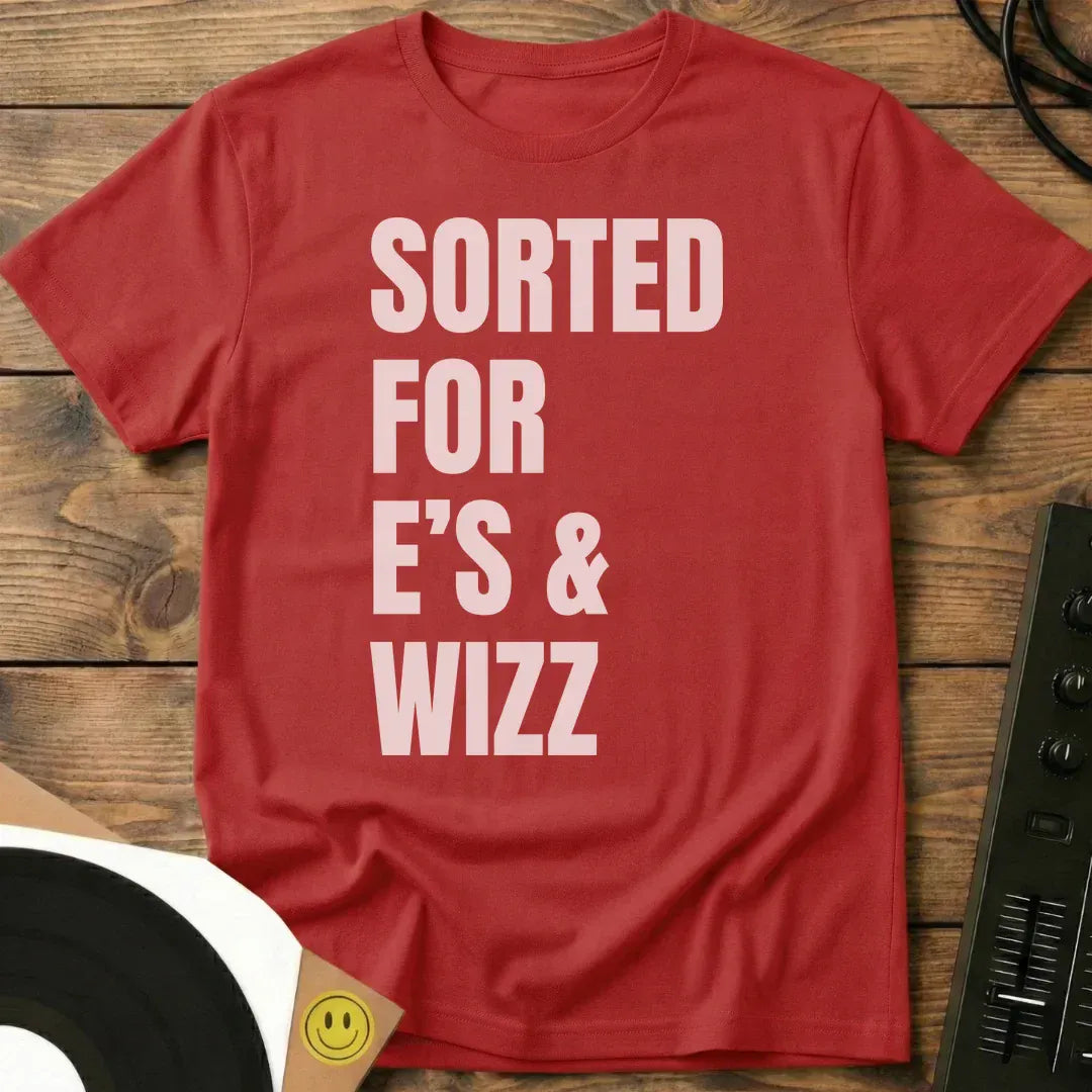 Sorted For E's & Wizz T-Shirt Red / S Sorted For E's & Wizz T-Shirt