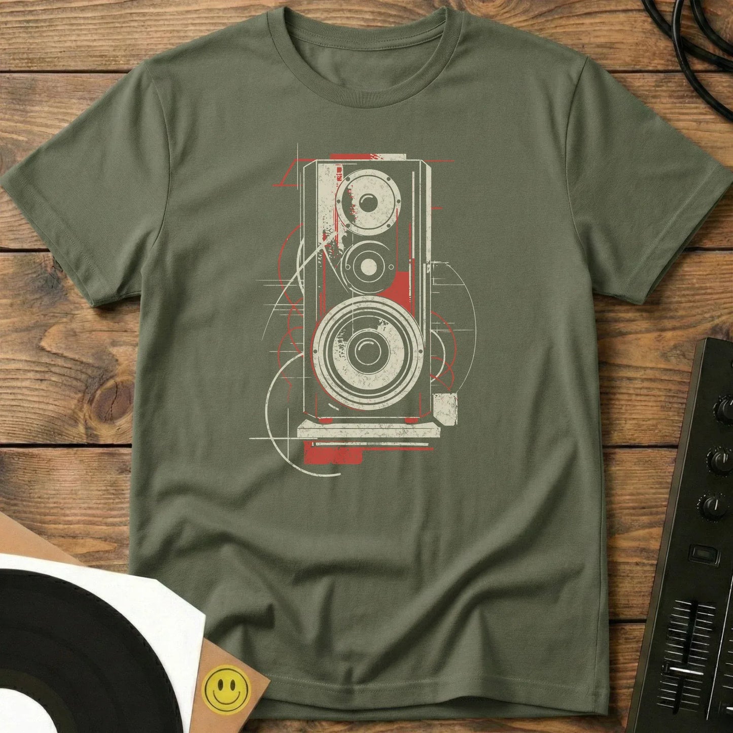 Sound In Motion T-Shirt Military Green / S Sound In Motion T-Shirt